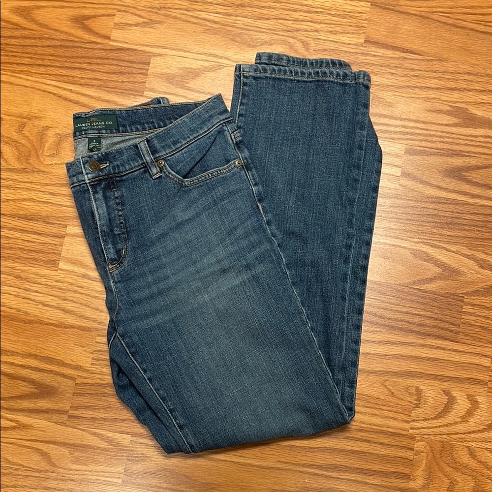 Ralph Lauren Blue Straight Leg Jeans Classic Fit
